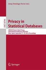 9783319112565-3319112562-Privacy in Statistical Databases: UNESCO Chair in Data Privacy, International Conference, PSD 2014, Ibiza, Spain, September 17-19, 2014. Proceedings (Lecture Notes in Computer Science, 8744)