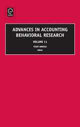 9781846639609-1846639603-Advances in Accounting Behavioral Research (Advances in Accounting Behavioral Research, 11)