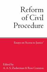 9780198260936-0198260938-Reform of Civil Procedure: Essays on "Access to Justice"