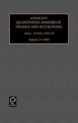 9780762301973-076230197X-Advances in Quantitative Analysis of Finance and Accounting (Advances in Quantitative Analysis of Finance and Accounting, 5)
