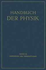 9783642889240-3642889247-Anwendung der Thermodynamik (Handbuch der Physik, 11) (German Edition)