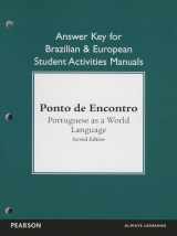 9780205783571-0205783570-Brazilian and European Student Activities Manual Answer Key for Ponto de Encontro: Portuguese as a World Language