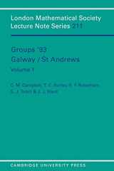 9780521477499-0521477492-Groups '93 Galway/St Andrews: Volume 1 (London Mathematical Society Lecture Note Series, Series Number 211)
