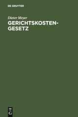 9783899494433-3899494431-Gerichtskostengesetz: Kommentar (De Gruyter Kommentar) (German Edition)