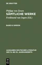 9783110063646-3110063646-Simson (Ausgaben deutscher Literatur des 15. bis 18. Jahrhunderts, 24) (German Edition)
