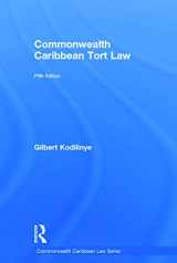 9780415723046-0415723043-Commonwealth Caribbean Tort Law (Commonwealth Caribbean Law)