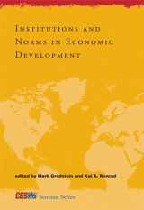 9780262526371-0262526379-Institutions and Norms in Economic Development (CESifo Seminar Series)