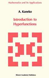 9789027728371-9027728372-Introduction to the Theory of Hyperfunctions (Mathematics and its Applications, 3)
