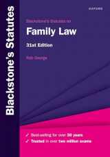 9780192858610-0192858610-Blackstone's Statutes on Family Law (Blackstone's Statute Series)