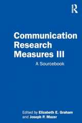 9781138304413-1138304417-Communication Research Measures III: A Sourcebook (Routledge Communication Series)