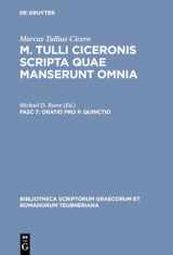 9783598711756-3598711751-Oratio pro P. Quinctio (Bibliotheca scriptorum Graecorum et Romanorum Teubneriana) (Latin Edition)