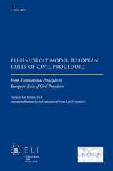 9780198866589-0198866585-ELI – Unidroit Model European Rules of Civil Procedure: From Transnational Principles to European Rules of Civil Procedure