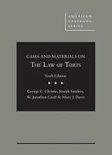 9781683286486-1683286480-Cases and Materials on the Law of Torts (American Casebook Series)