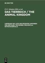 9783112420911-3112420918-Liste der rezenten Amphibien und Reptilien. Testudines, Crocodylia, Rhynchocephalia (German Edition)