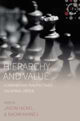 9781785339967-1785339966-Hierarchy and Value: Comparative Perspectives on Moral Order (Studies in Social Analysis, 7)
