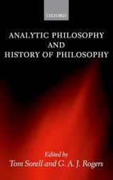 9780199278992-0199278997-Analytic Philosophy and History of Philosophy (Mind Association Occasional Series)