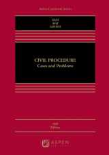 9781454863311-1454863315-Civil Procedure: Cases and Problems (Aspen Casebook)
