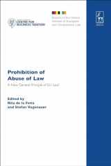 9781841139388-1841139386-Prohibition of Abuse of Law: A New General Principle of EU Law? (Studies of the Oxford Institute of European and Comparative Law)