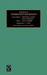 9781559387170-1559387173-Community of the Streets (Research in Community Sociology, 1)