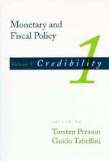 9780262660877-0262660873-Monetary and Fiscal Policy, Vol. 1: Credibility