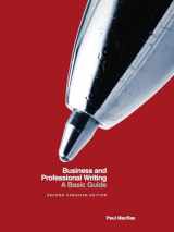 9781554814725-1554814723-Business and Professional Writing: A Basic Guide - Second Canadian Edition