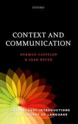 9780198769910-0198769911-Context and Communication (Contemporary Introductions to Philosophy of Language)