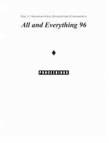 9781905578061-1905578067-The Proceedings Of The 1st International Humanities Conference: All & Everything 1996