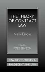 9780521640381-0521640385-The Theory of Contract Law: New Essays (Cambridge Studies in Philosophy and Law)