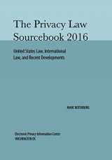 9781893044029-1893044025-Privacy Law Sourcebook 2016