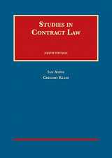 9781634603256-1634603257-Studies in Contract Law (University Casebook Series)