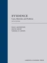 9781531012328-1531012329-Evidence: Cases, Materials, and Problems