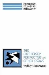 9780521568715-0521568714-The First-Person Perspective and Other Essays (Cambridge Studies in Philosophy)