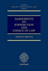 9780199282302-0199282307-Agreements on Jurisdiction and Choice of Law (Oxford Private International Law Series)