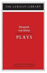 9780826402639-0826402631-Plays: Heinrich von Kleist (German Library)