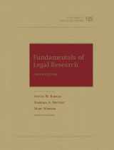 9781609300562-1609300564-Fundamentals of Legal Research,10th (University Treatise Series)