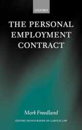 9780199249268-0199249261-The Personal Employment Contract (Oxford Labour Law)