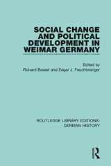 9780367229221-0367229226-Social Change and Political Development in Weimar Germany (Routledge Library Editions: German History)