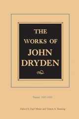9780520016255-0520016254-The Works of John Dryden, Volume III: Poems, 1685-1692 (Volume 3)