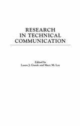 9781567506655-1567506658-Research in Technical Communication (Contemporary Studies in Technical Communication)