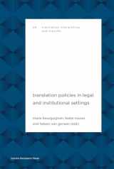 9789462702943-9462702942-Translation Policies in Legal and Institutional Settings (Translation, Interpreting and Transfer)