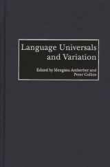 9780275976828-0275976823-Language Universals and Variation (Perspectives on Cognitive Science)
