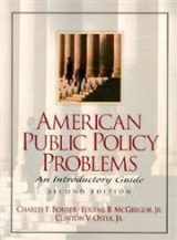9780130223616-0130223611-American Public Policy Problems: An Introductory Guide (2nd Edition)