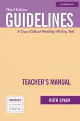 9780521613026-0521613027-Guidelines Teacher's Manual: A Cross-Cultural Reading/Writing Text (Cambridge Academic Writing Collection)