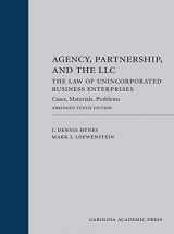 9781531015138-1531015131-Agency, Partnership, and the LLC: The Law of Unincorporated Business Enterprises: Cases, Materials, Problems