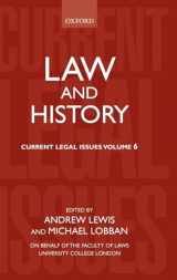 9780199264148-0199264147-Law and History: Current Legal Issues 2003Volume 6