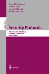 9783540208303-3540208305-Security Protocols: 10th International Workshop, Cambridge, UK, April 17-19, 2002, Revised Papers (Lecture Notes in Computer Science, 2845)