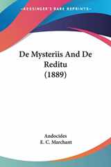 9781161046410-1161046410-De Mysteriis And De Reditu (1889)