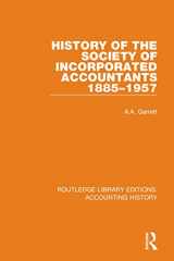 9780367535285-0367535289-History of the Society of Incorporated Accountants 1885-1957 (Routledge Library Editions: Accounting History)