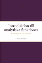 9781447807995-1447807995-Introduktion till analytiska funktioner: Föreläsningar av Lars Hörmander (Swedish Edition)