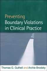 9781593856915-1593856911-Preventing Boundary Violations in Clinical Practice